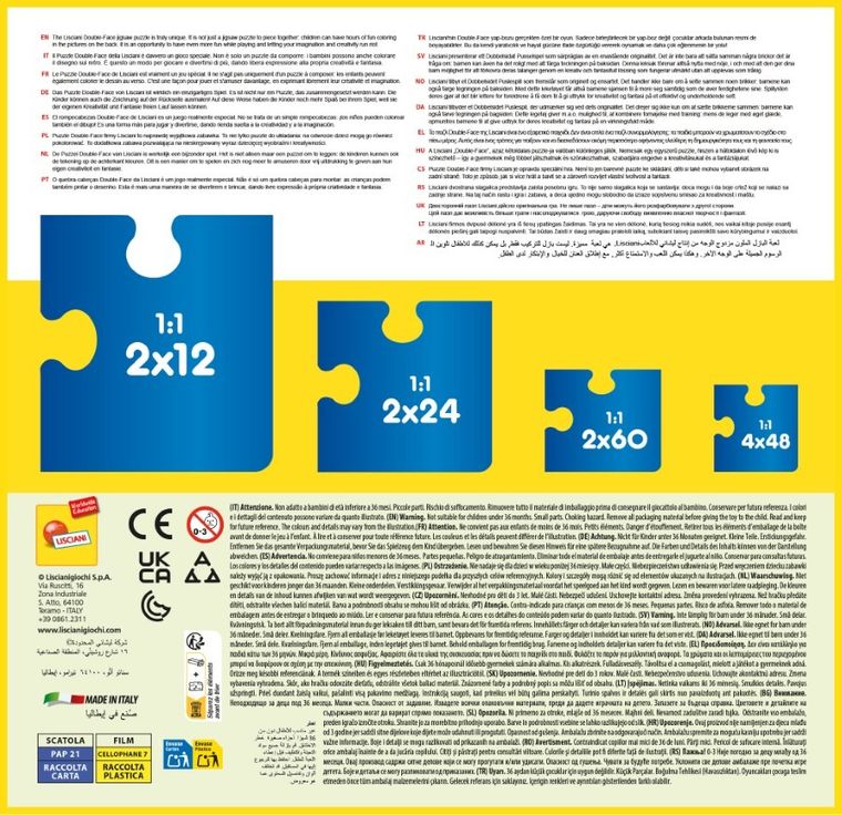 Lisciani, Lilo i Stitch, Maxifloor, puzzle, 4-48 elementów