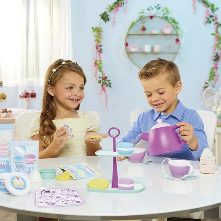 Little Tikes, Creative Chefs, Tea Party Kit, zestaw naczyń do herbaty z piaskiem kinetycznym