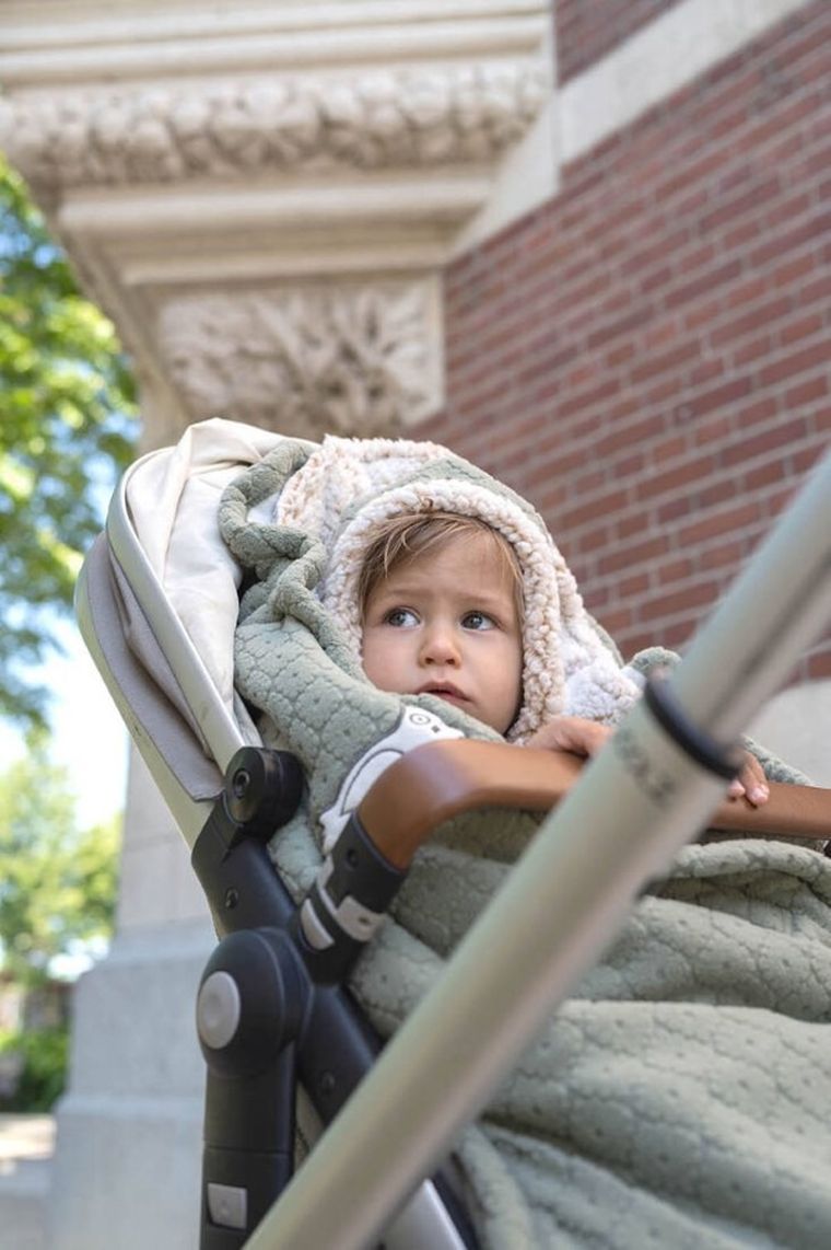 Lodger, Fleece, Elm, zimowy śpiworek do wózka, polarowy, szałwiowy