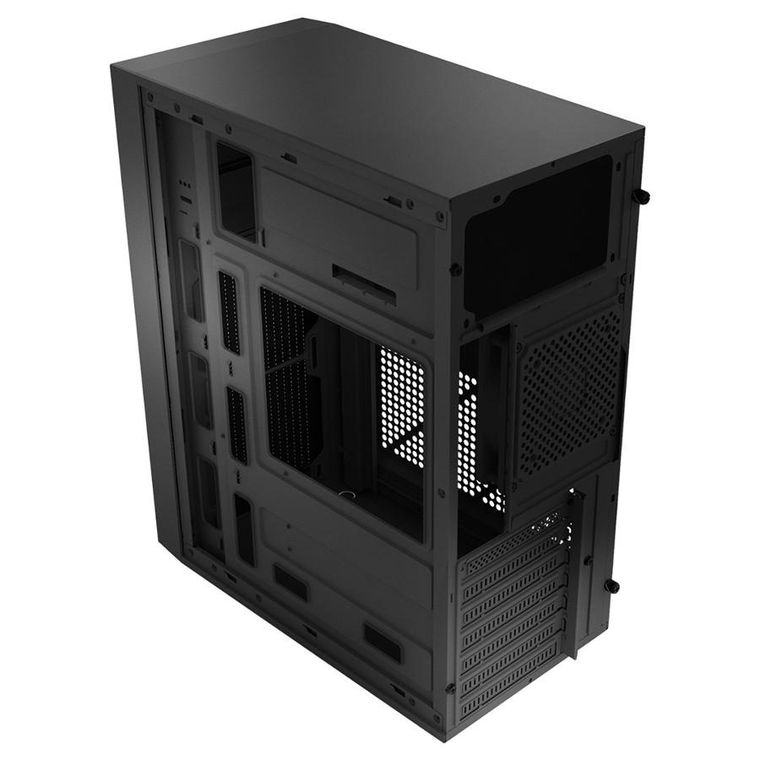 Logic, obudowa komputerowa, J23 PRO USB-C, czarna