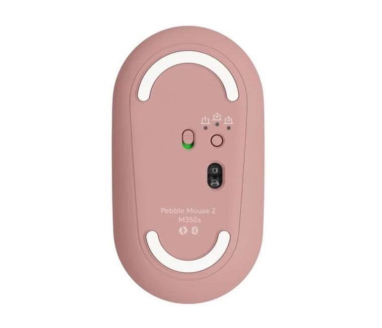 Logitech, mysz bezprzewodowa, M350s, różowa