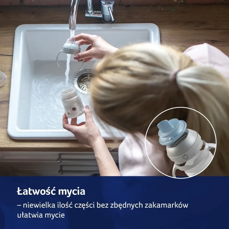 Lovi, pierwszy kubek z ustnikiem, Pink, 150 ml