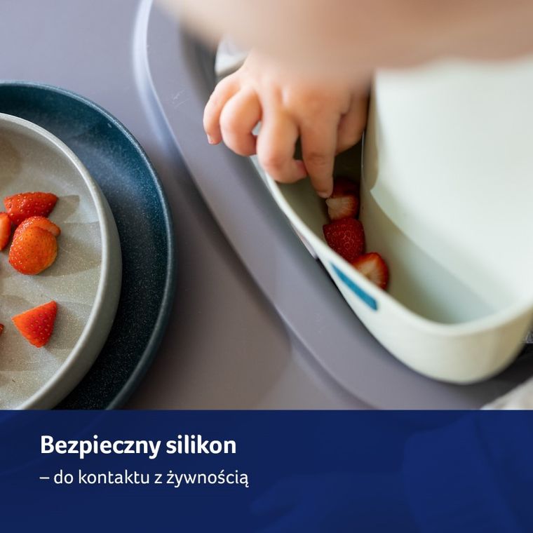 Lovi, śliniak silikonowy, Pistachio