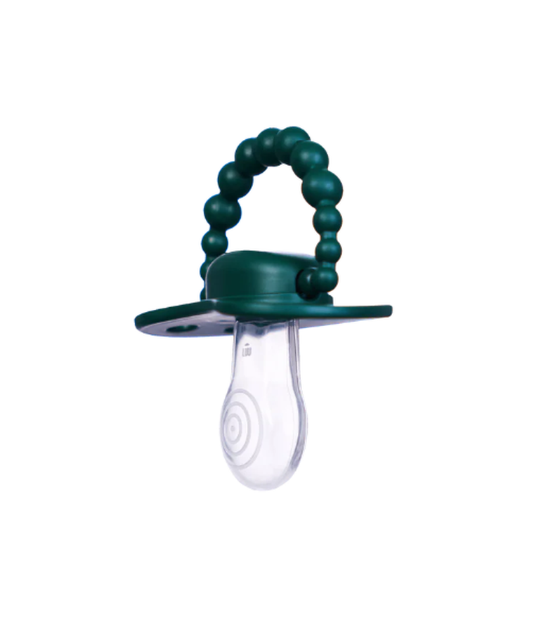 Luu Kids, smoczek pozycjonujący, Holy Green & Santa Red, 6m+, 2 szt.