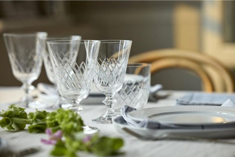 Lyngby Glas, kieliszki do czerwonego wina ze szkła kryształowego, Eaton, 260 ml, 2 szt.