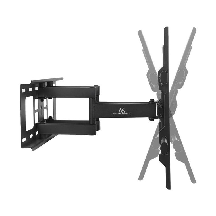 Maclean, uchwyt do TV, max VESA 600-400, 32-85", 60 kg, regulacja kąta w pionie i poziomie, PROFIL 65-390 mm, czarny, MC-789