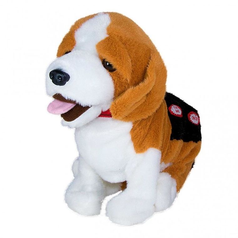 Madej, Beagle Figo, pies reagujący na komendy, maskotka interaktywna