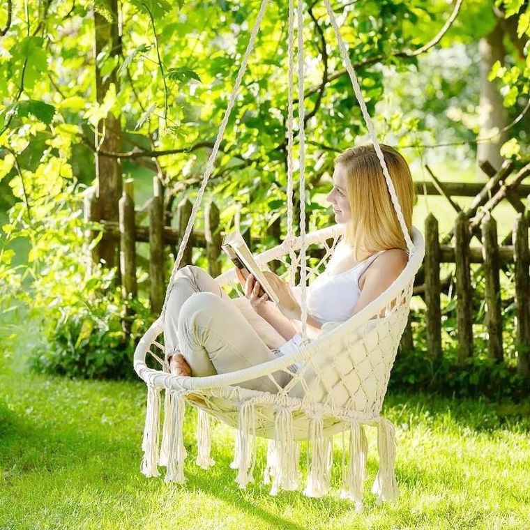 Magboss, Bocianie gniazdo, huśtawka z zestawem montażowym, biała