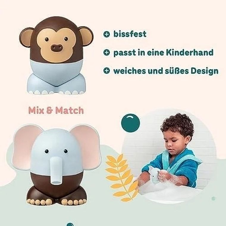 Magimals, safari, figurki magnetyczne, zabawka do kąpieli