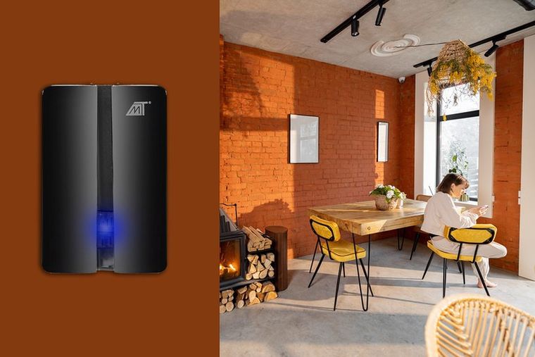 Malatec, dzwonek bezprzewodowy, czarny