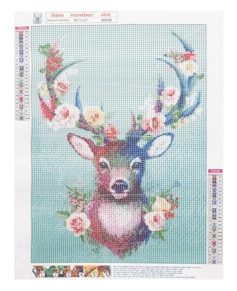 Malatec, haft diamentowy, mozaika