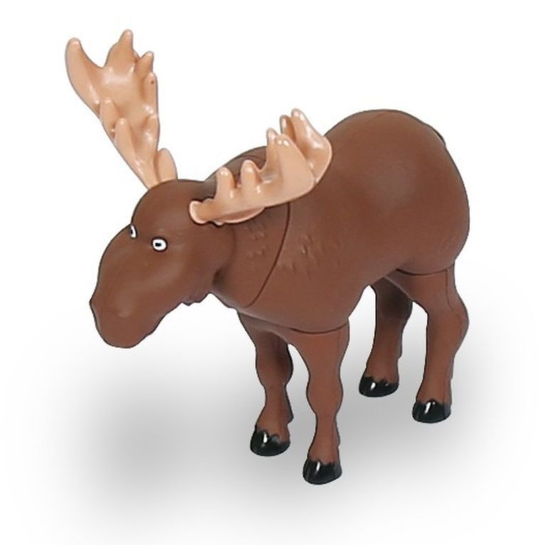 MalBlo, Magnetic, mini zwierzęta leśne, zestaw figurek z planszą