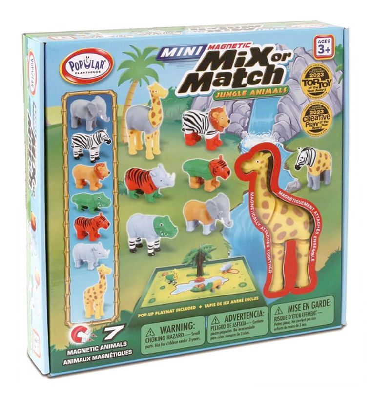 Malik, zestaw malblo magnetic mini zwierzęta z dżungli