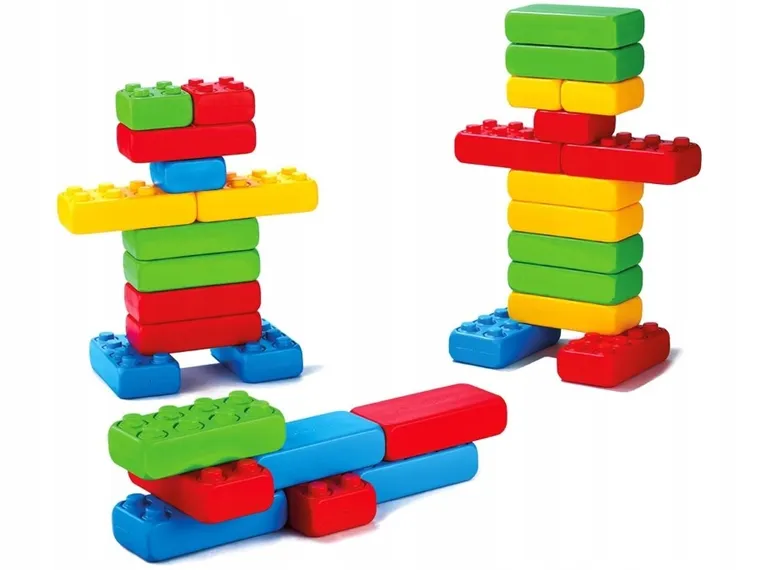 Marioinex, klocki budowlane, cegły, klocki XXL, 33 elementy