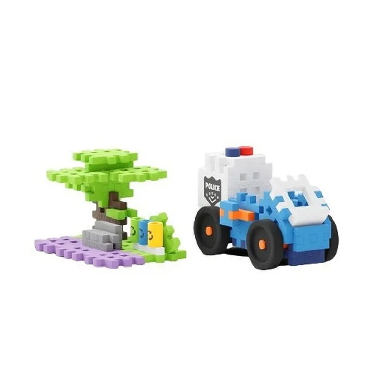 Marioinex, Mini Waffle, City, Posterunek Policji, klocki konstrukcyjne, 280 elementów
