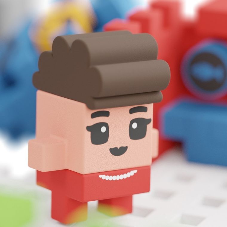 Marioinex, Mini Waffle, City, Sklep, klocki konstrukcyjne, 148 elementów