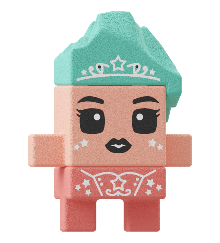 Marioinex, Mini Waffle, Magiczna Wieża, klocki konstrukcyjne, 80 elementów