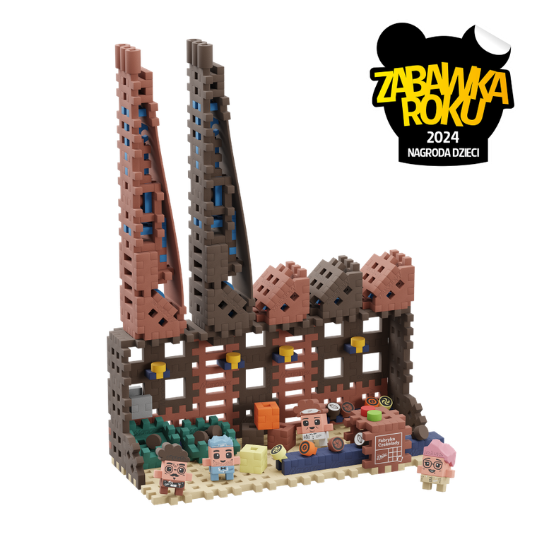 Marioinex, Mini Waffle, Wedel, Fabryka Czekolady, klocki konstrukcyjne, 230 elementów