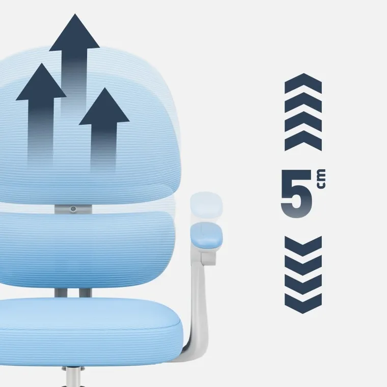 Mark Adler, Junior 4.4, fotel ergonomiczny dla dzieci, Blue