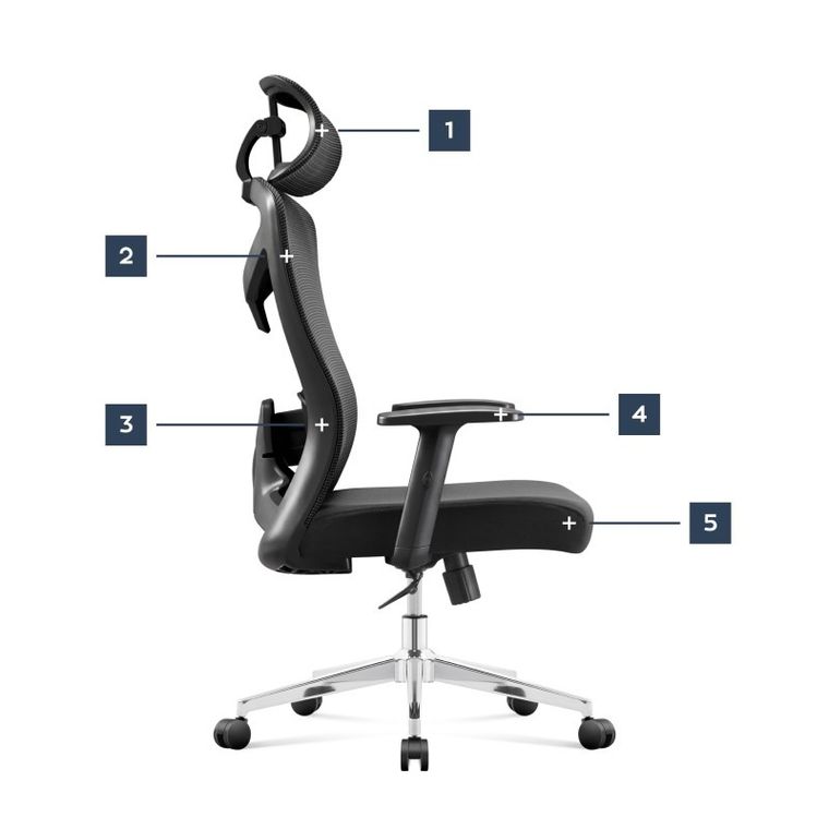 Mark Adler, Manager 2.6, fotel obrotowy, Black