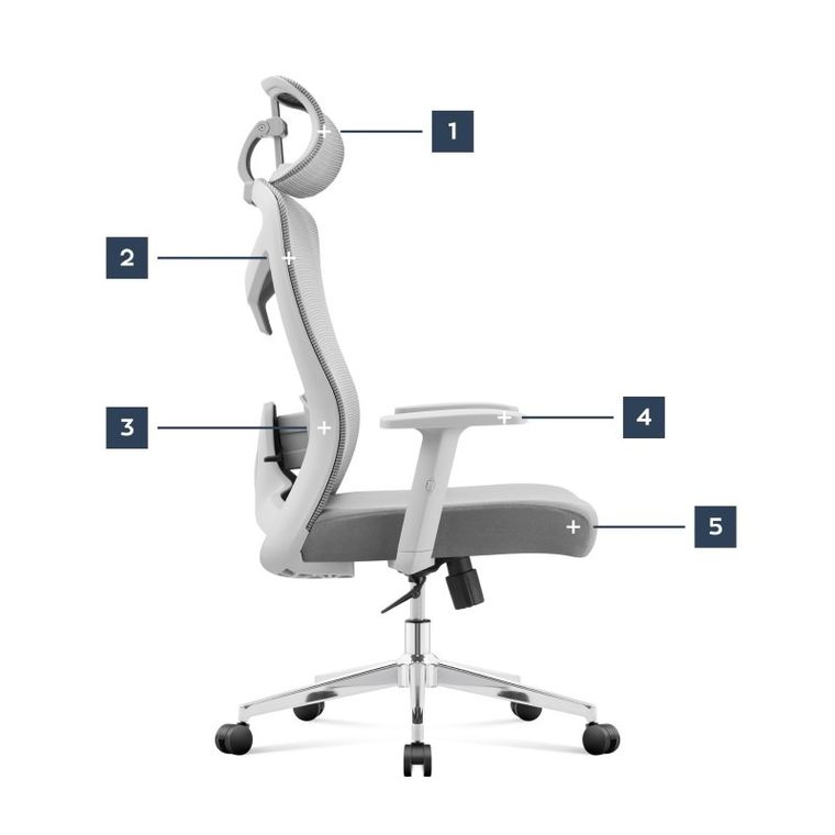 Mark Adler, Manager 2.6, fotel obrotowy, Grey