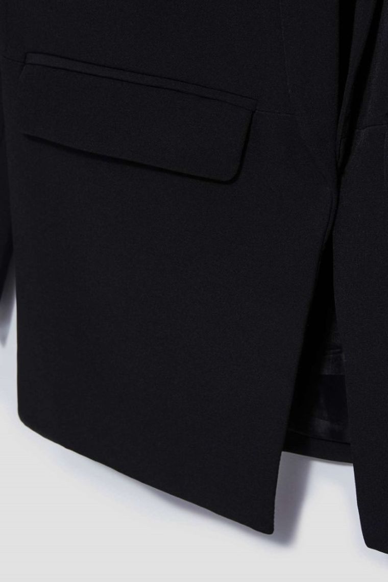 Marynarka damska, czarna, Moodo