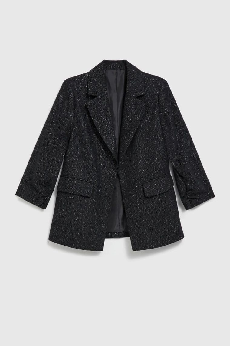 Marynarka damska, czarna, Moodo