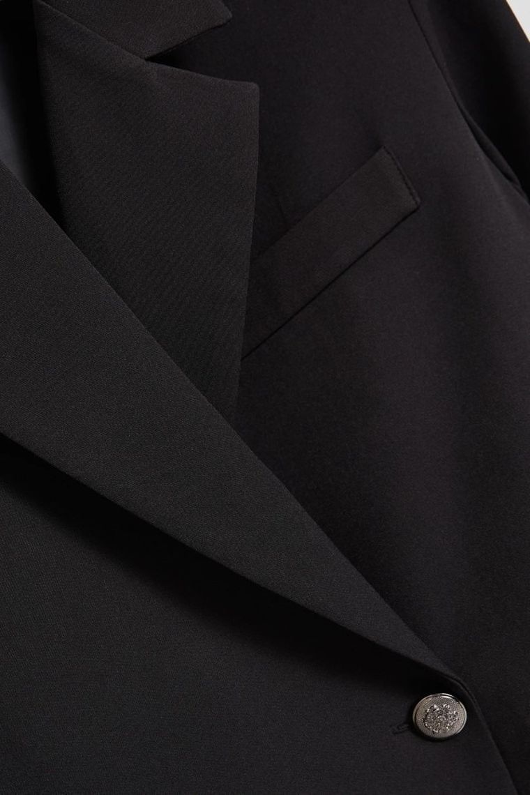 Marynarka damska, czarna, Moodo