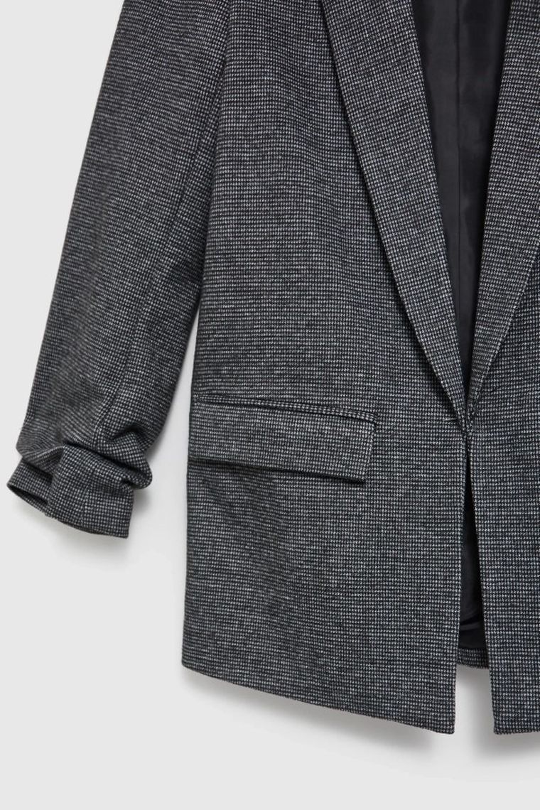 Marynarka damska, szara, Moodo