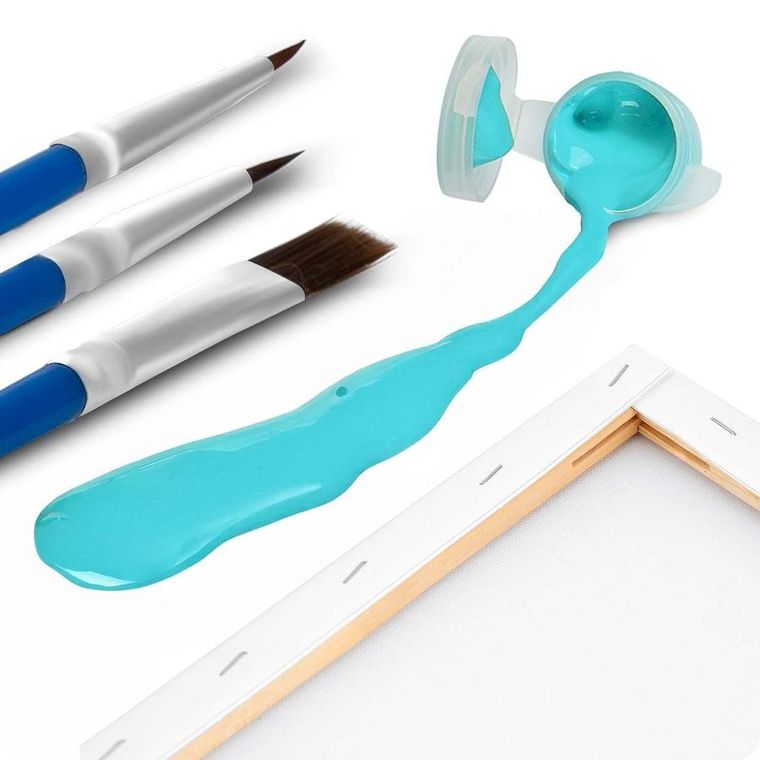 Massido, malowanie po numerach, żółwik, 40-50 cm