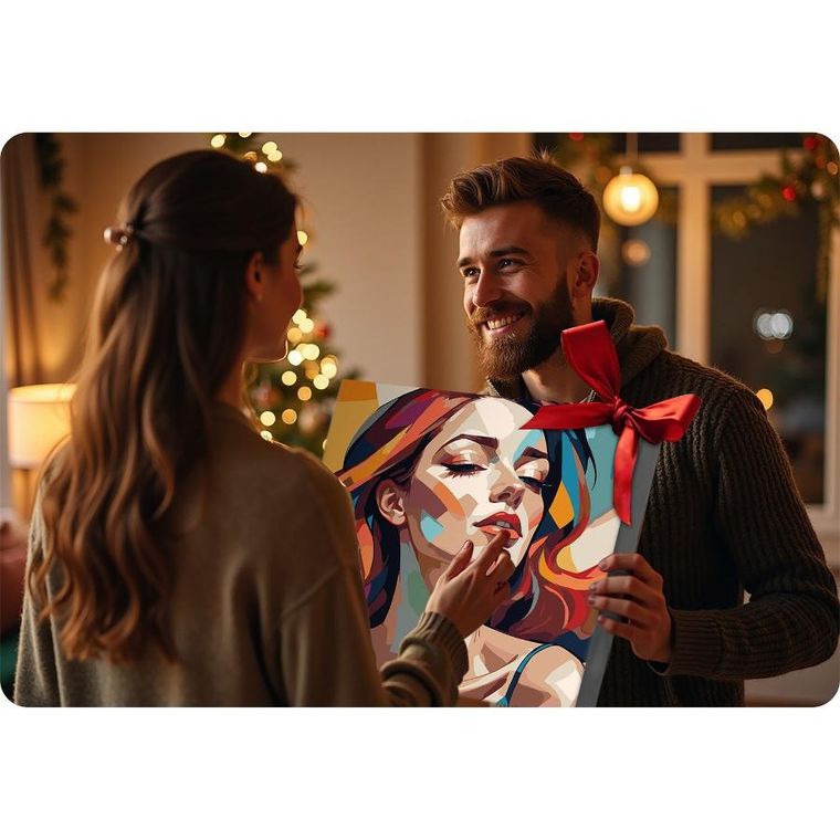 Massido, obraz do malowania po numerach, Portret kobiety, 40-50 cm