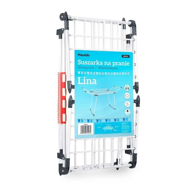 Massido, suszarka na pranie, stojąca, rozkładana, 22 mb