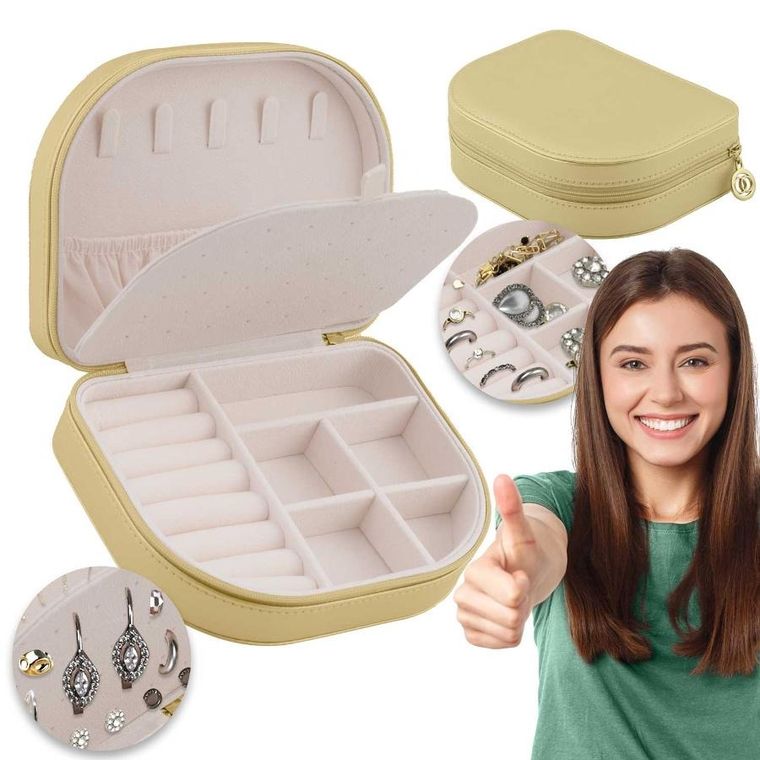 Massido, szkatułka na biżuterię, złota