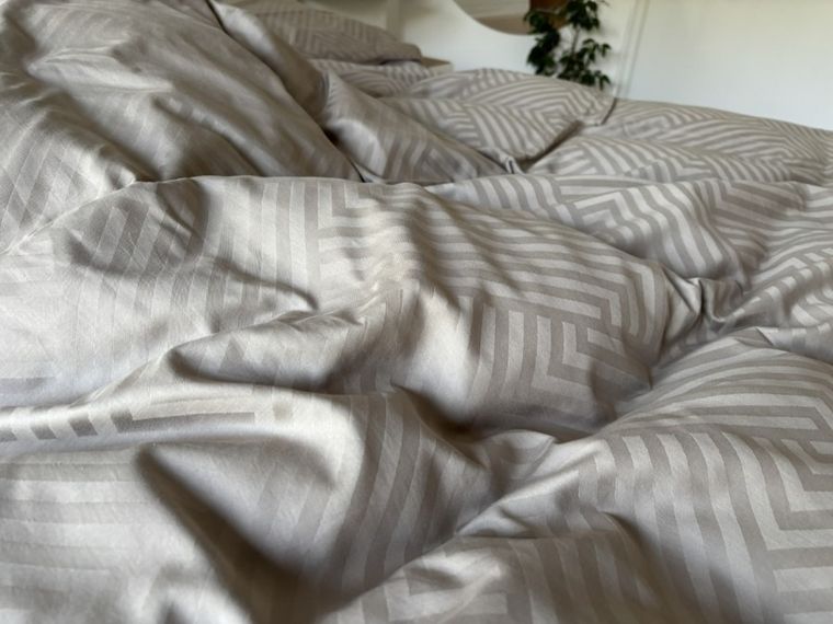 Matex, 3-częściowy komplet pościeli, adamaszek geometryczny, 160-200 cm