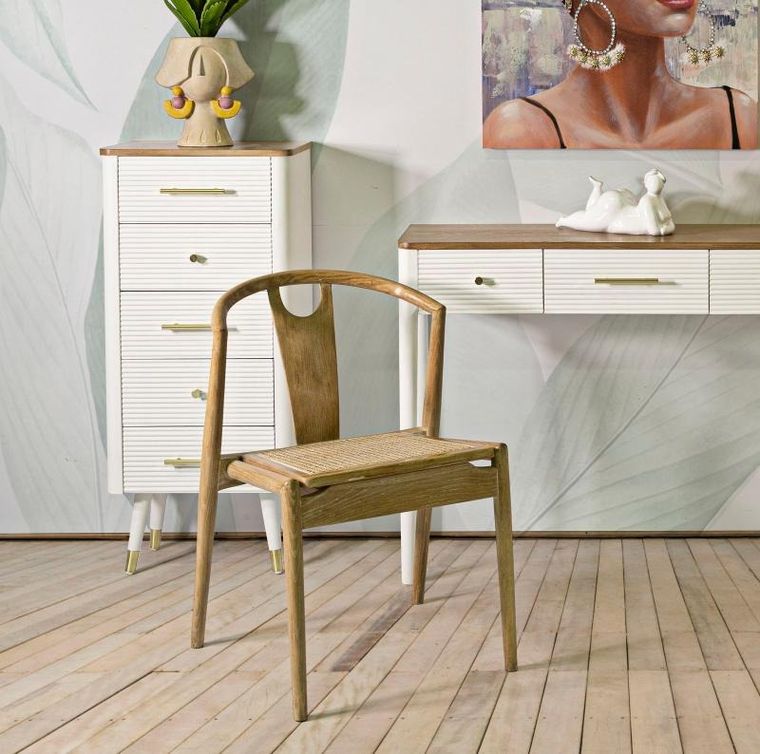 Mauro Ferretti, Japan, zestaw dwóch krzeseł z plecionką wiedeńską