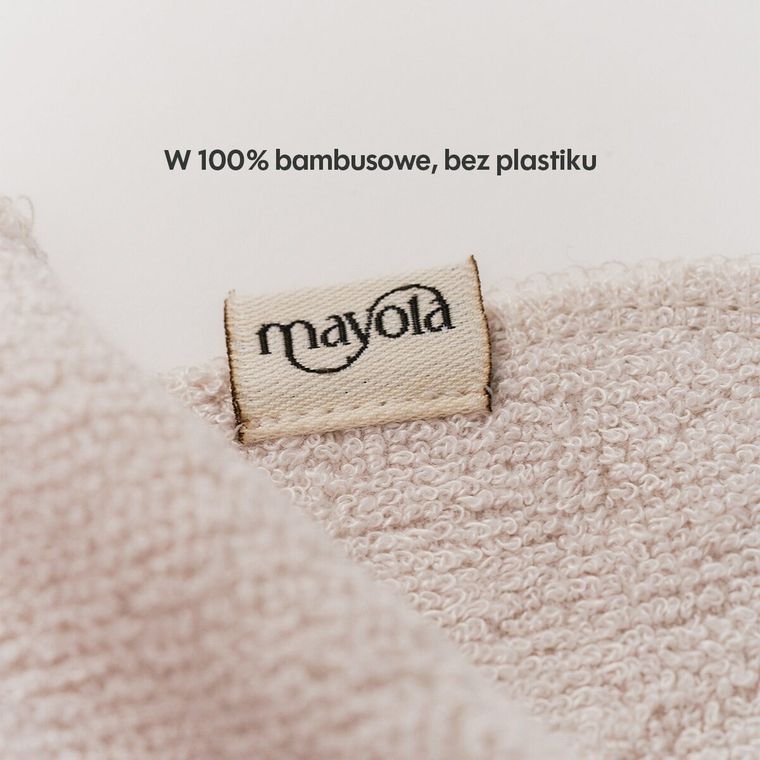 Mayola, myjki wielorazowe bambusowe w woreczku, 5 szt.