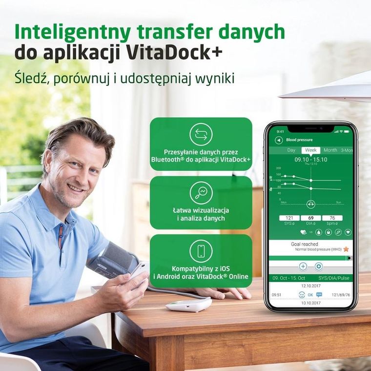 Medisana, ciśnieniomierz naramienny, biały, BU 572