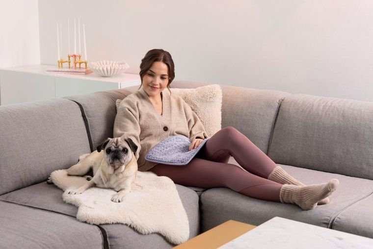 Medisana, pad grzejny, fioletowy, HP 518