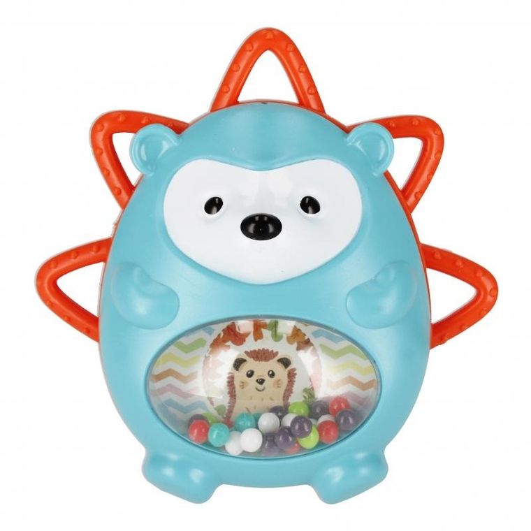 Mega Creative, jeżyk, grzechotka gryzak, 2w1, 1 szt.