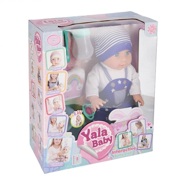 Mega Creative, lalka bobas z akcesoriami, chłopiec, 35 cm