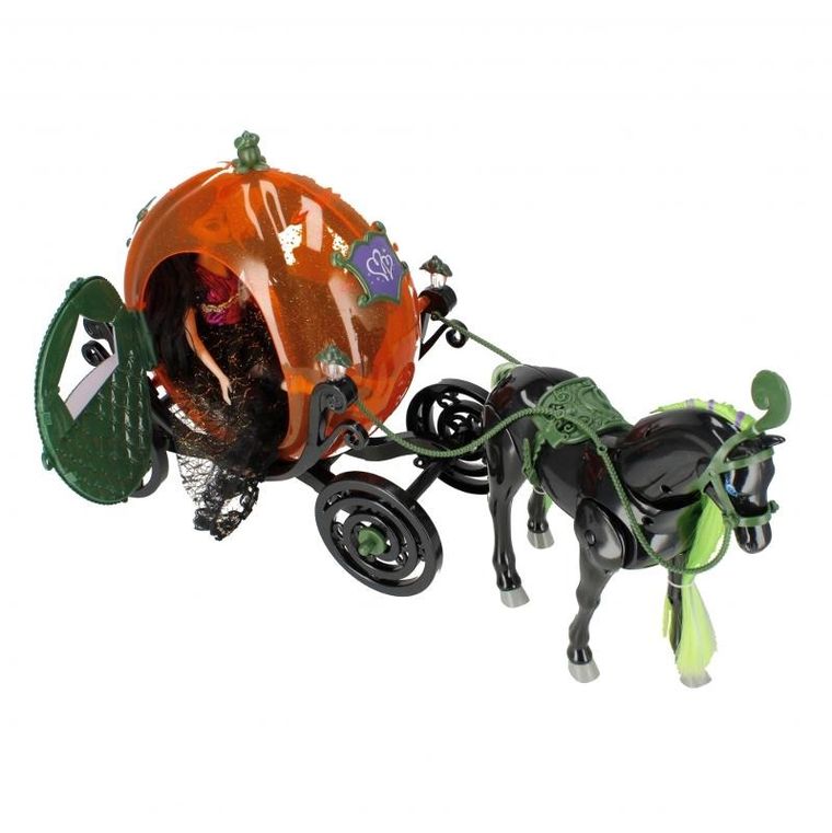 Mega Creative, lalka z karetą i koniem