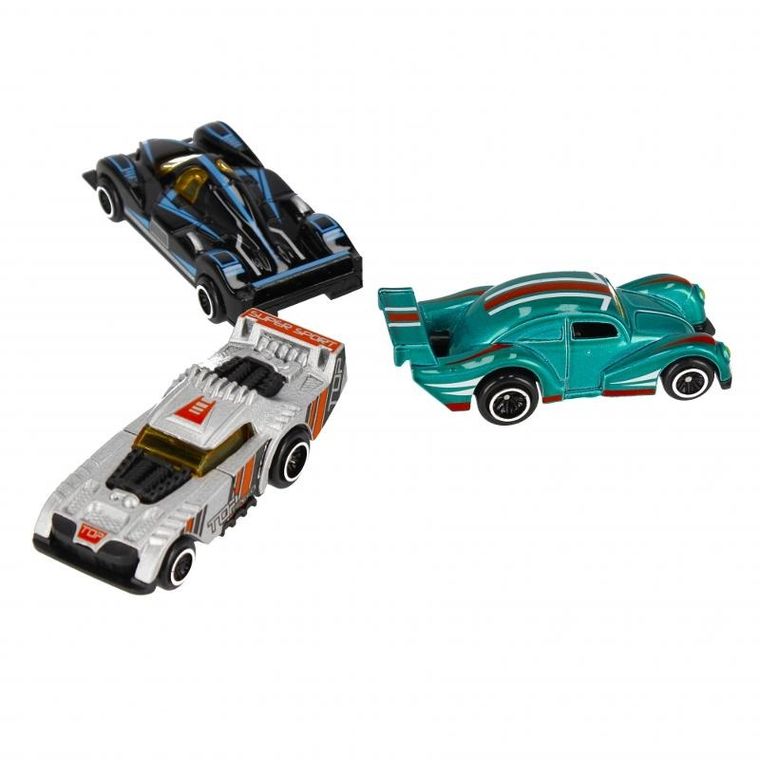 Mega Creative, metalowy pojazd wyścigowy, 1 szt.