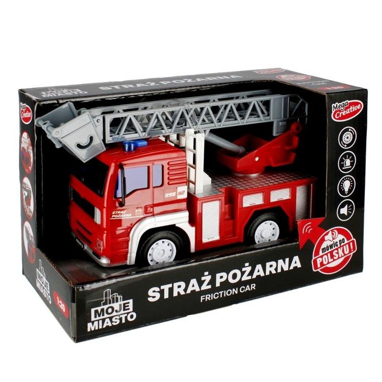 Mega Creative, Moje Miasto, straż pożarna, pojazd ratunkowy