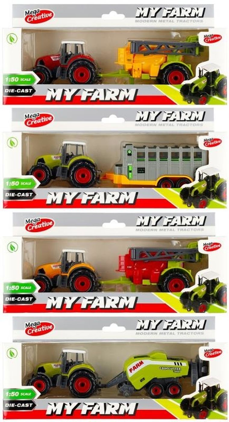 Mega Creative, Moje ranczo, Traktor, pojazd, 22 cm