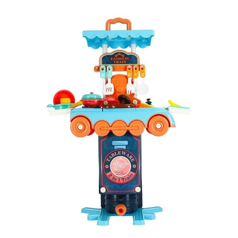 Mega Creative, Pociąg, kuchnia z akcesoriami 2w1