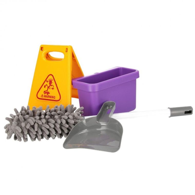 Mega Creative, zestaw do sprzątania wózek