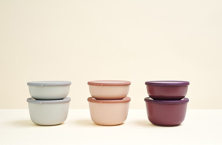 Mepal, Cirqula, miska, okrągła, Nordic Lilac, 2250 ml