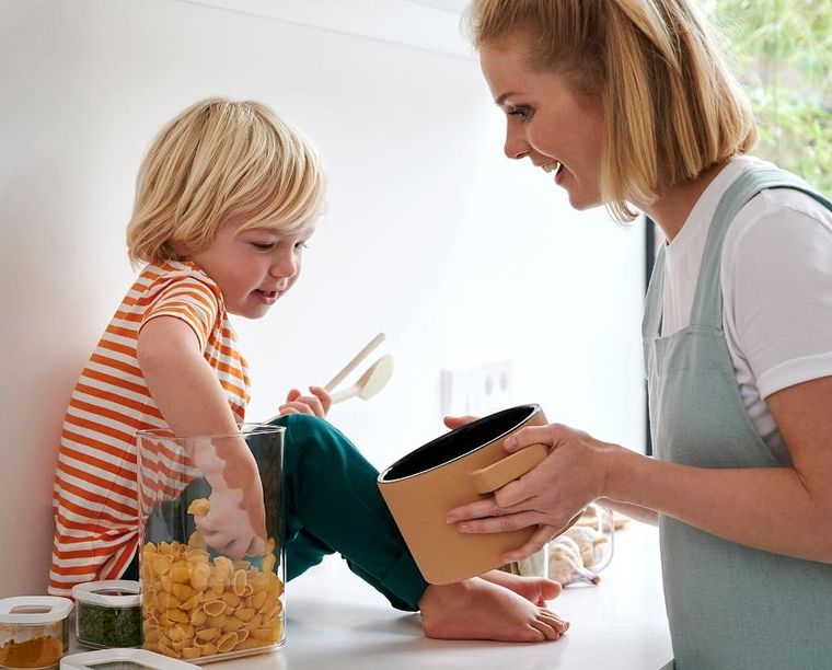 Mepal, Modula, zestaw pojemników, Black, 3 szt.