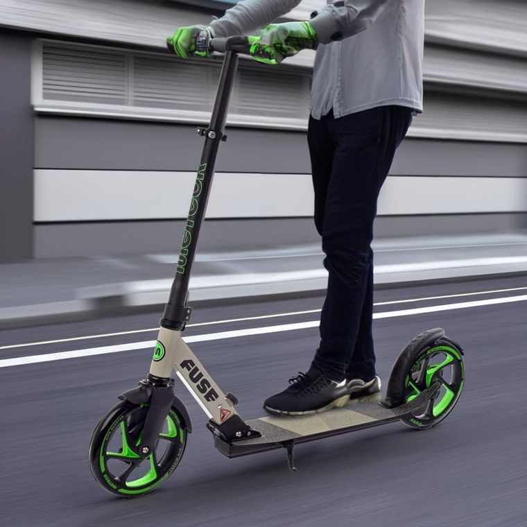 Meteor, Fuse, hulajnoga, zielony