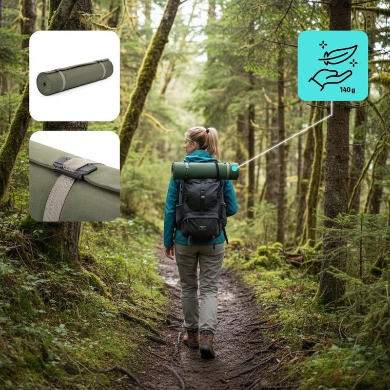 Meteor, karimata, EVA, khaki, 200-50-0,5 cm